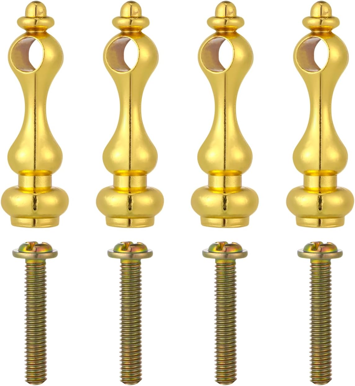 Hemobllo Metal Fence Accessories Spindle Connectors for Furniture Glass Railing Post Caps Cabinet Railings 1.57 Inch Durable Connector Hardware