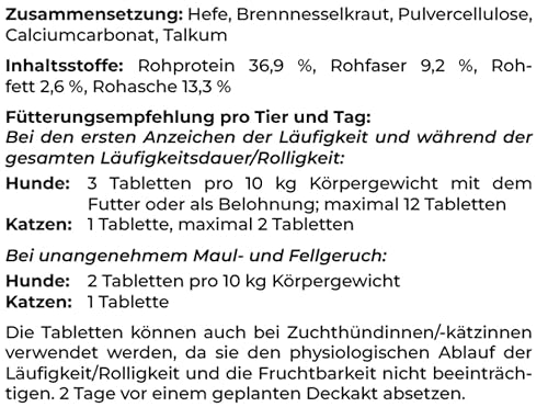 Canina 14230 9 Dog-Stop forte Tabletten, 60St