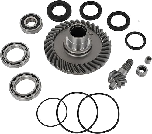 SCITOO Anillo diferencial trasero y piñón + kit de rodamientos 41310-HC5-305,91051-HC4-00,91063-HC4-771,06910-HM4-850 para Honda FourTrax 300