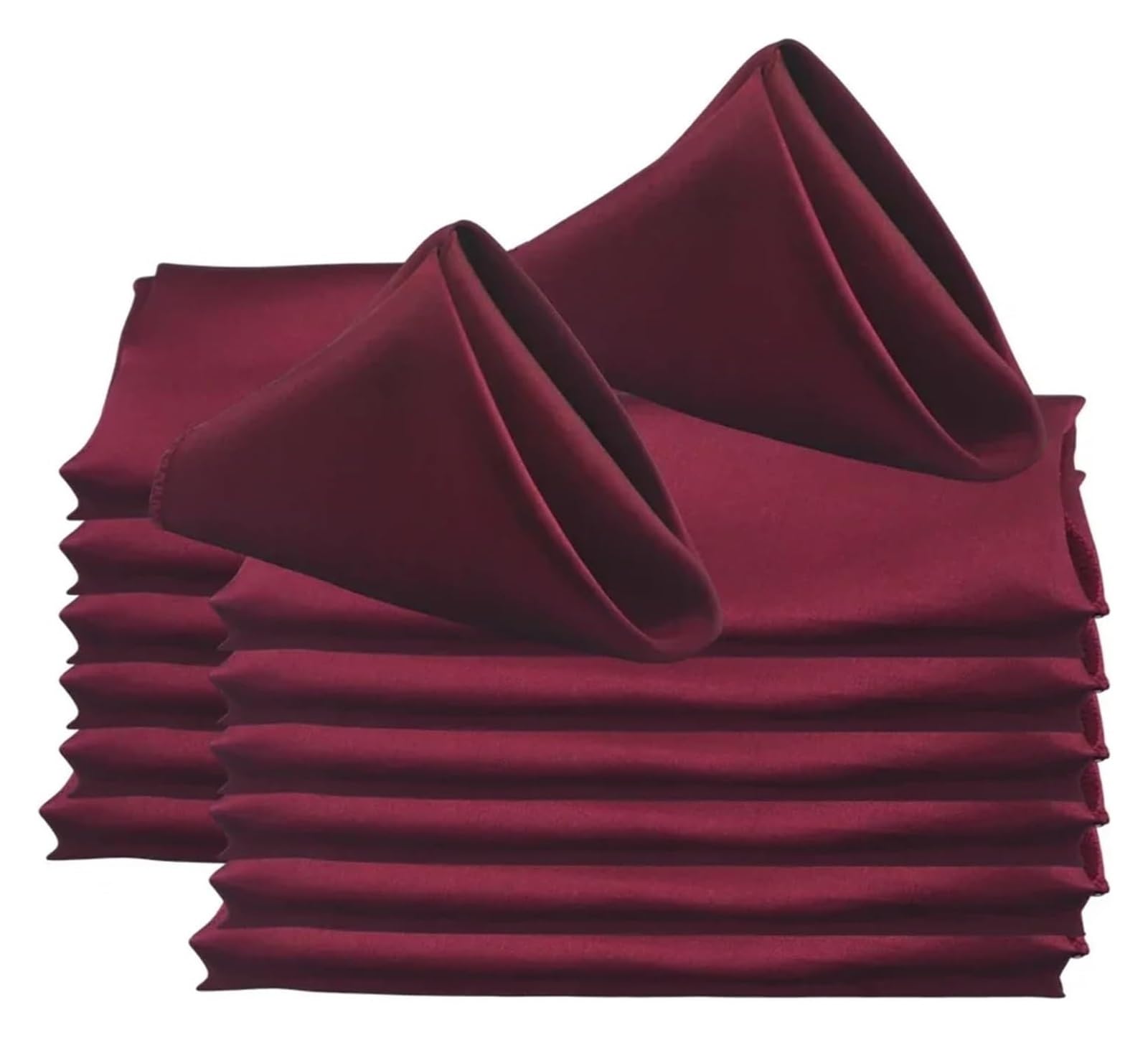 Cotton Table Napkins, Satin Table Napkins 50 Pieces 30x30cm Square Multicolor(Color7)