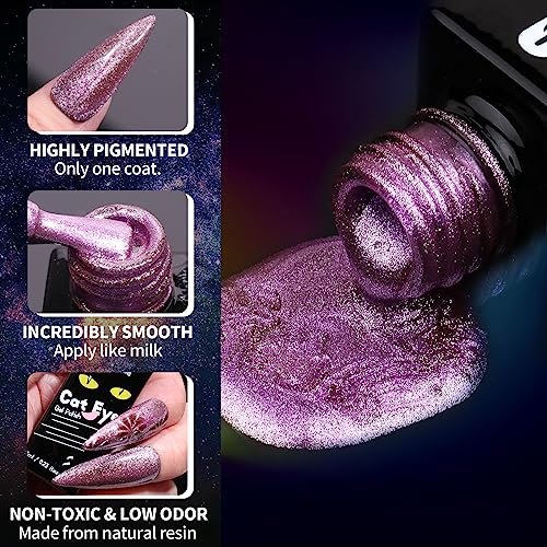 Clara Colors Cat Eye Gel Nail Polish Set, 20 Colors miniatura 3