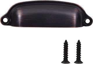 khtumeware 10 Pack 3.78" Drawer Pulls Oil Rubbed Bronze Cabinet Pulls Bin Cup Dresser Pulls for Cabinets ,Kitchen Cabinet Hardware Handles