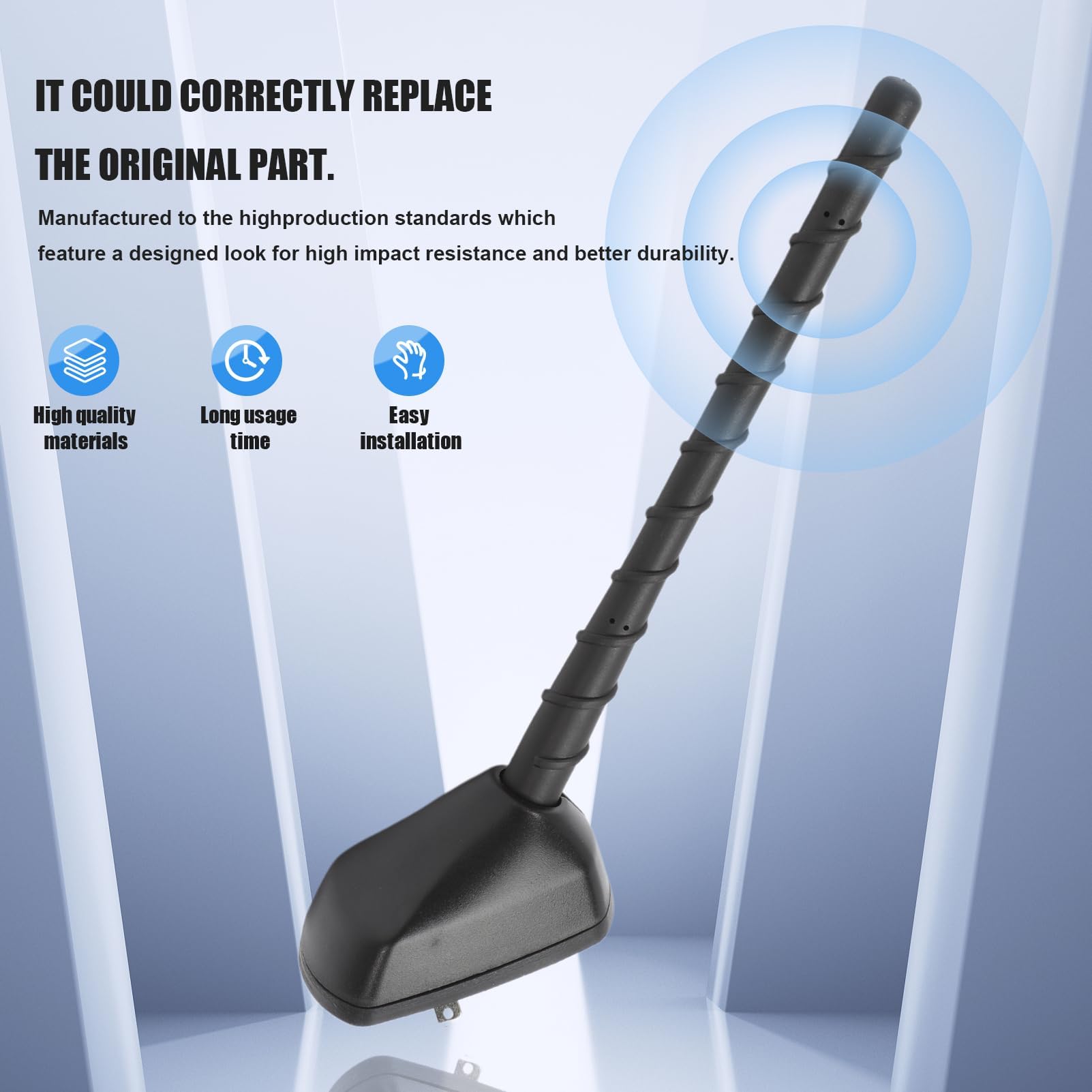 Samochodowa antena prętowa R15CS samochodowa antena dachowa z cokołem FM/AM Radio do Hy-un-dai to-yo-TA KI-A