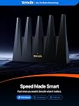 Tenda WiFi 7 Router BE7200 – Dual-Band Wireless Router with 2×2.5G Ports, Quad-Core CPU, EasyMesh, VPN & OpenWRT Support, High-Speed Home WiFi for Gaming, Streaming & Smart Homes (BE12 Pro)