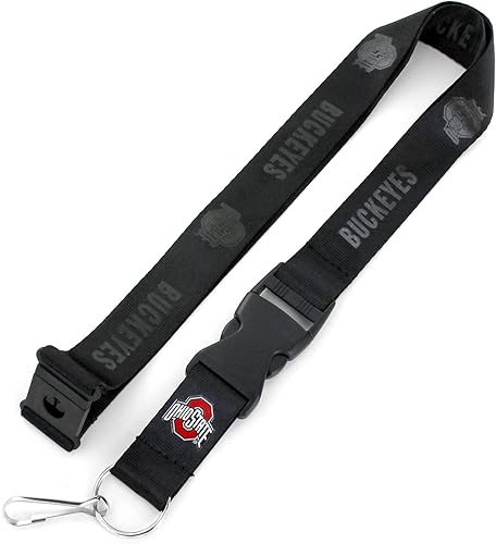 Miniatura 6 de AMINCO NCAA Arizona State Sun Devils Team Lanyard, negro sobre negro