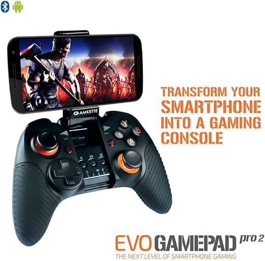 Amkette Evo Gamepad Pro 4 Programmable Gamepad for Android | for Snapdragon Devices Only | with Touch Point Mapping | Works with Genshin, BGMI,…