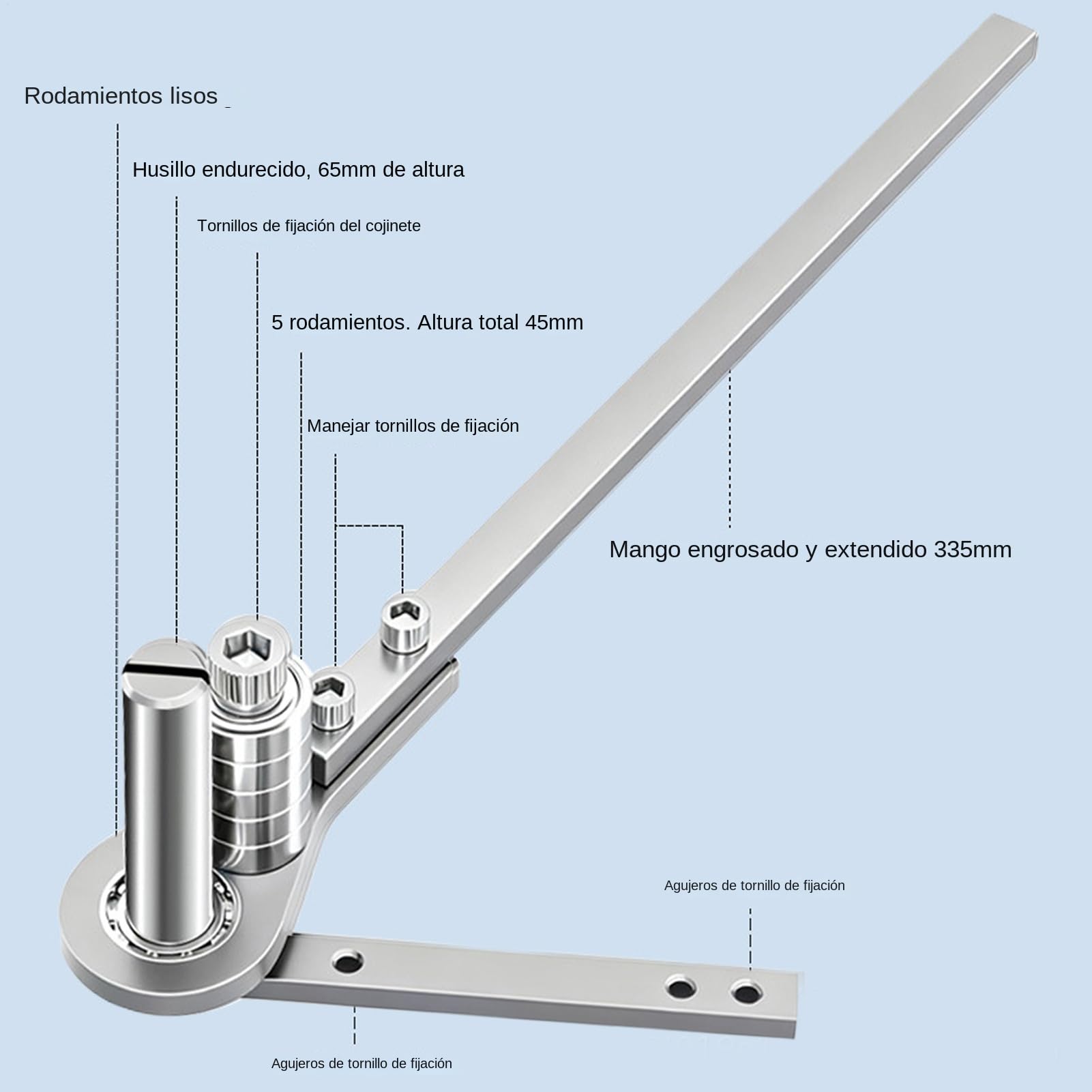 Dobladora Manual Para Planchas Metálicas - Herramienta De Curvado De Láminas De Acero,Máquina Para Curvar Alambre De Hierro | Para Talleres De Metalurgia, Artesanos, Técnicos, Proyectos De Construcció