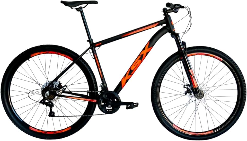 Bicicleta Aro 29 Alumínio 21v Freio a Disco Suspensão KSX MTB Bike