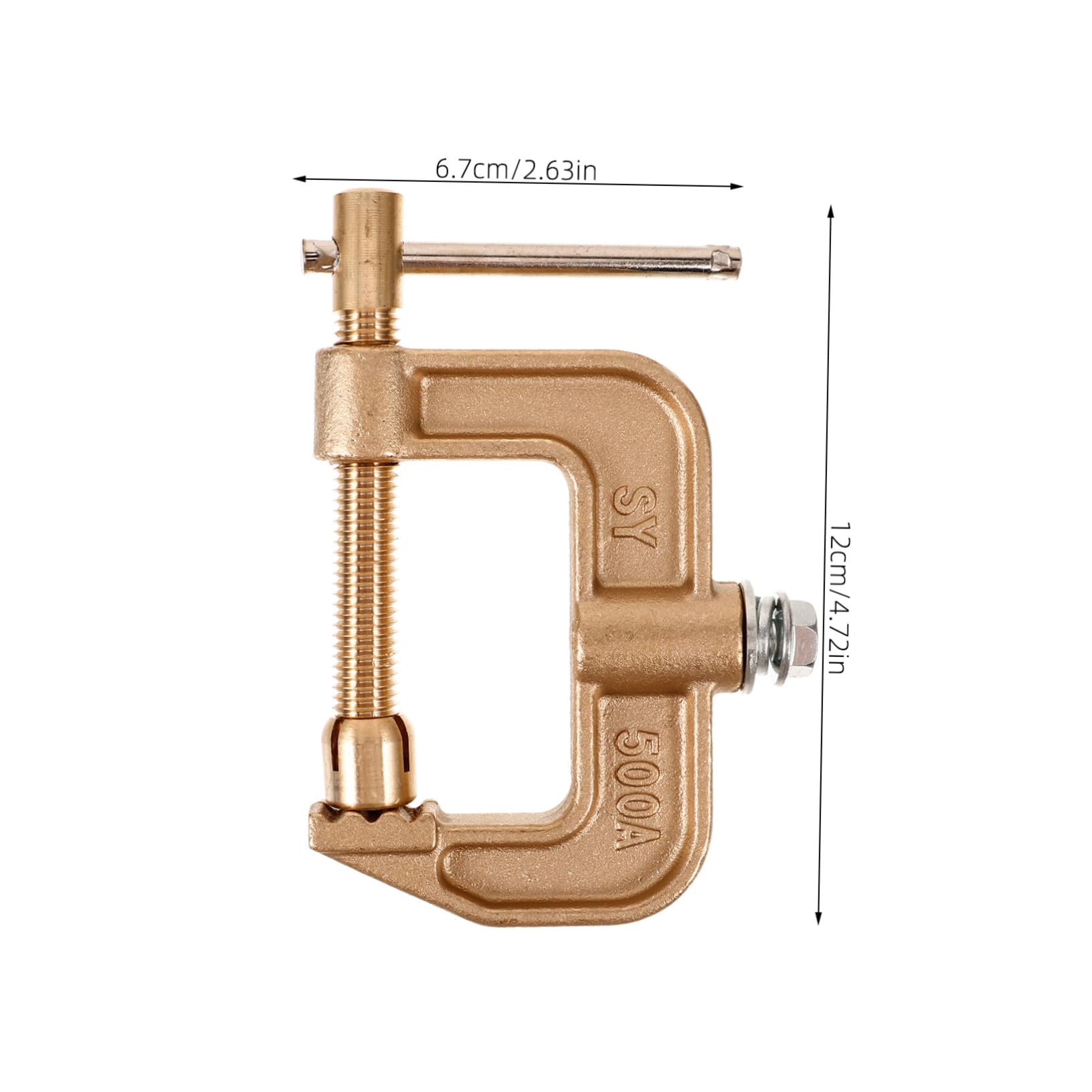 SEWACC Ground Clamp for Welder Convenient Ground Welding Clamp Durable Construction for Welding Machines Professional Welding Ground Clip for Reliable Performance