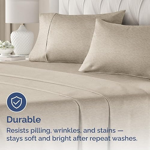 Miniatura 4 de Juego de 2 fundas de almohada de tamaño King, fundas de almohada suaves prémium, protectores lavables a máquina, almohadas de 20 x 40, 20 x 36 y 20