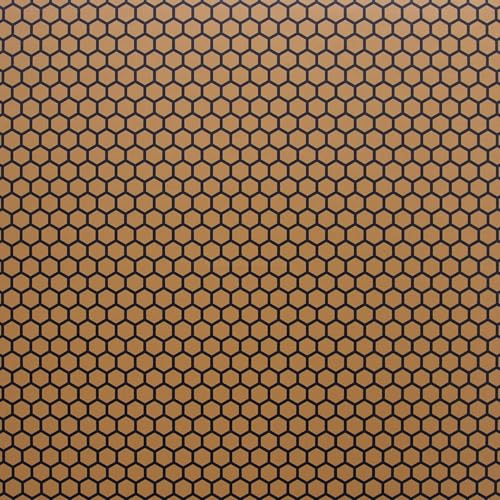 Image of KYDEX Thermoform Sheet - (Honeycomb Camo) - (Desert Fox /Black) - (12in x 12in) - (1 Sheet) - (for Holster Making, Cosplay, Hobby) - (USA Made)