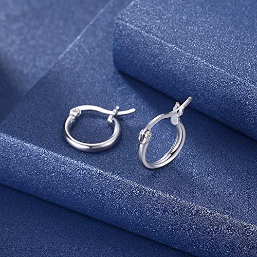 Sterling Silver Hoop Earrings (Silver-20Mm 4/5") #TOP4