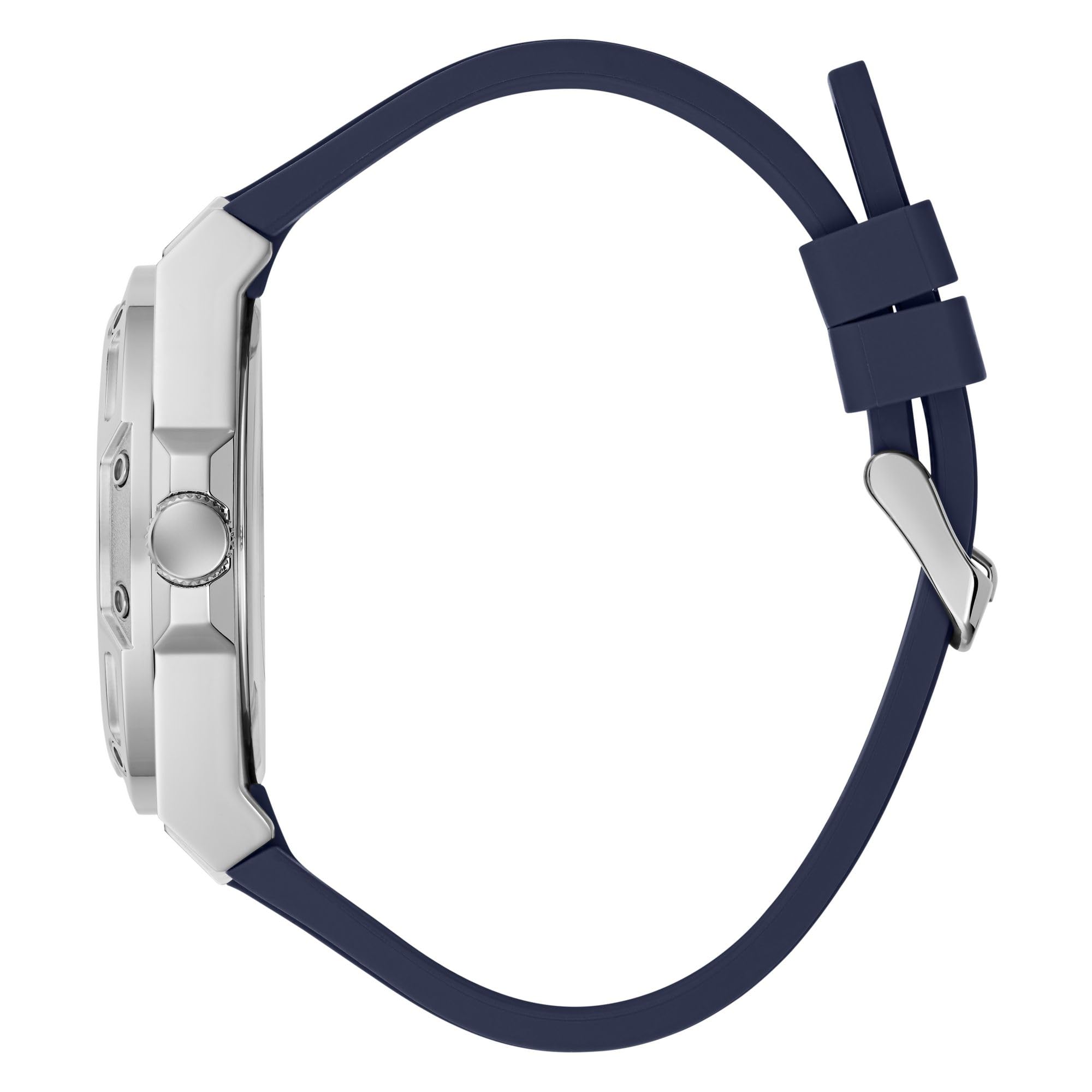 GUESS Męski zegarek na rękę wielofunkcyjny Carver GW1132G1 silikon