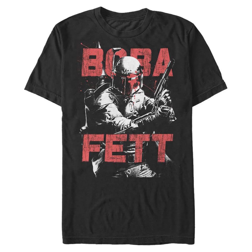T-Shirt Star Wars Fett Hero Homme Col Rond Manches Courtes