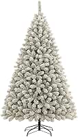Árvore De Natal 2,10cm Pinheiro Luxo Nevada 1200 Galhos Cheia Pé de Ferro Resistente Tradicional Premium