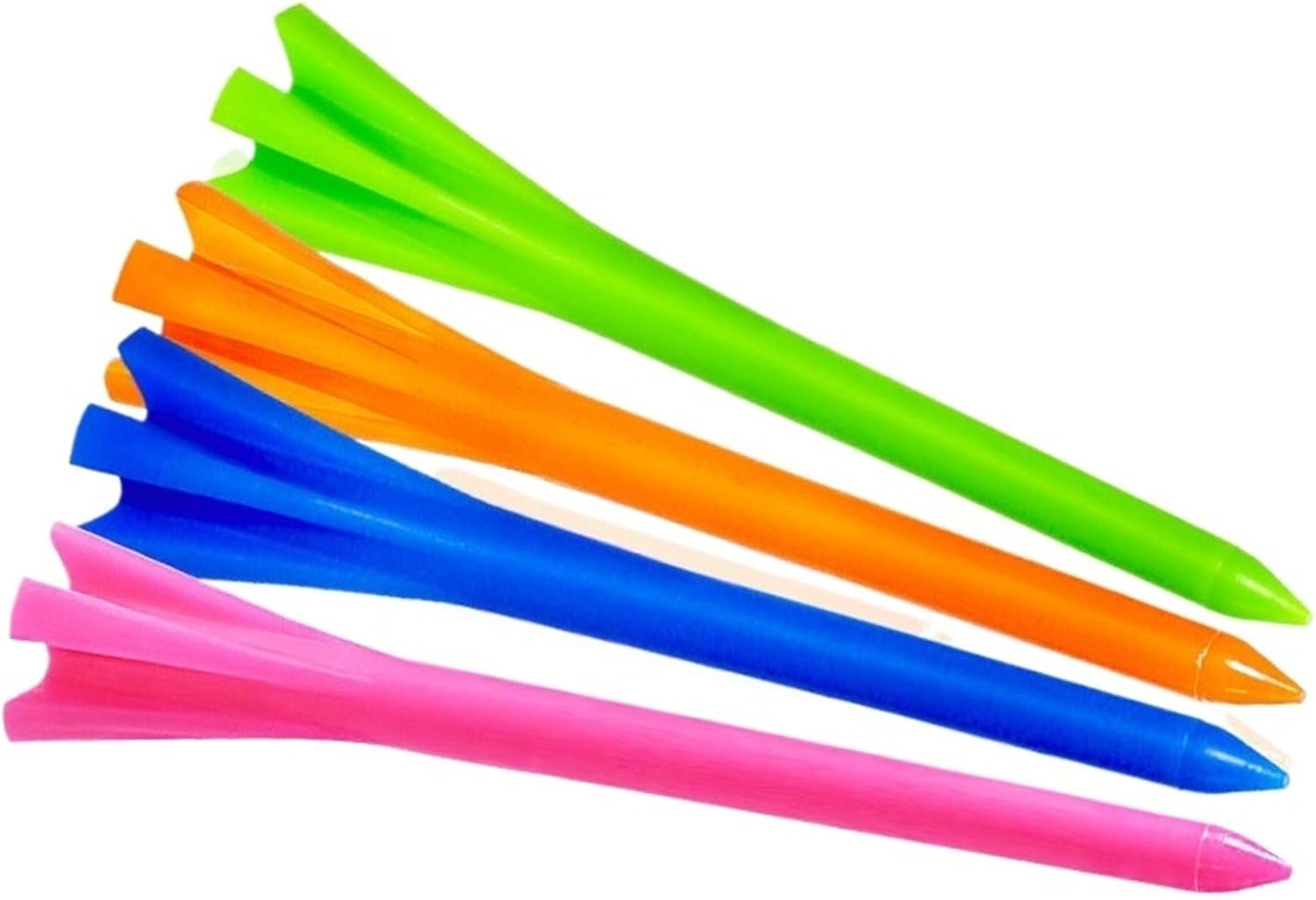 Golf Tees 100pcs Golf Tees Plastic Random Colors Accessories Sport