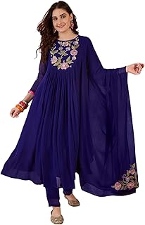 Women Zomato Thread Cording Embroide Kurta with Pant and Dupatta|Salwar Suit|Kurta Set|3 Piece Set