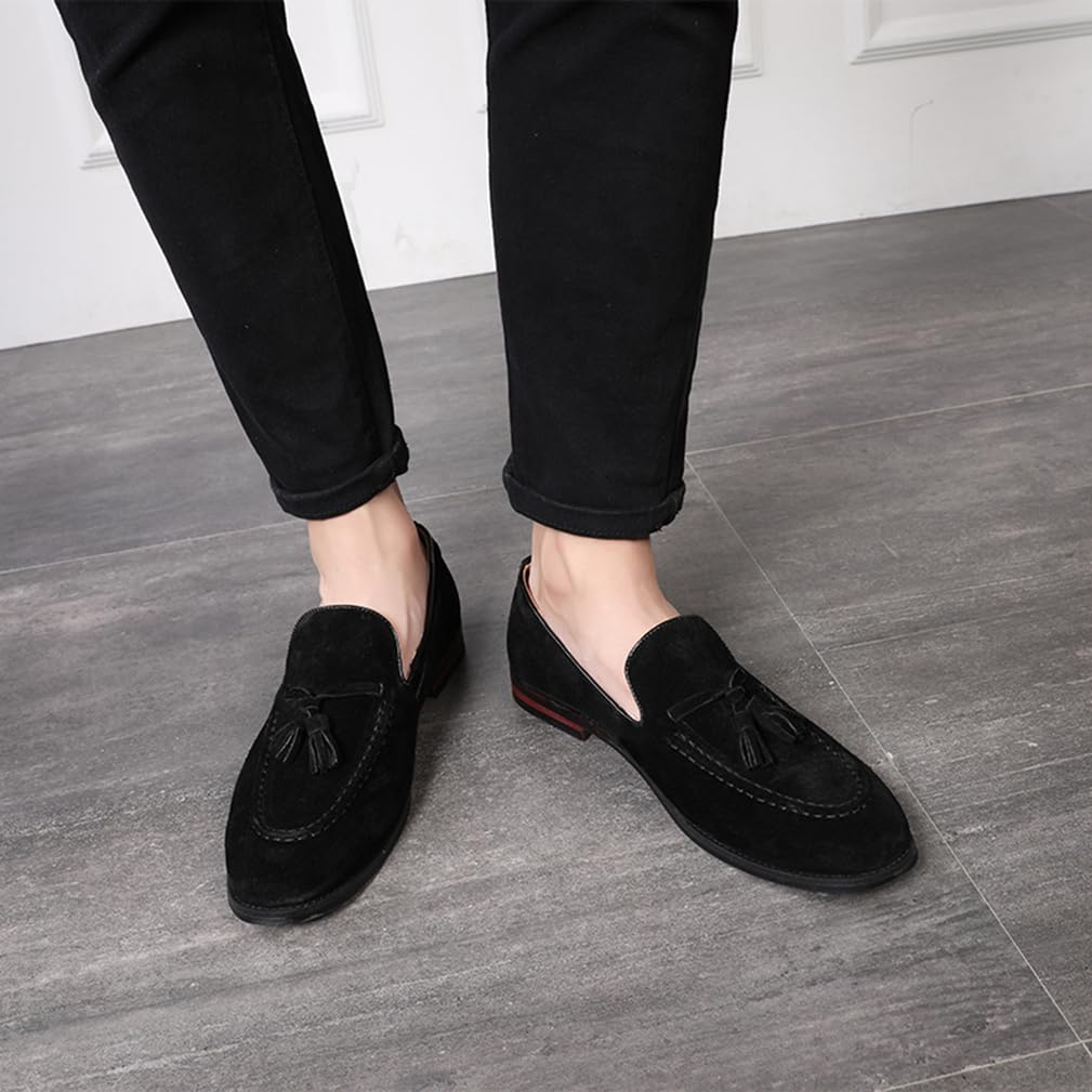 Uomo Mocassini Slip on Scarpe da Abito Formale, per Lavoro e Casual, Stile Oxford Business