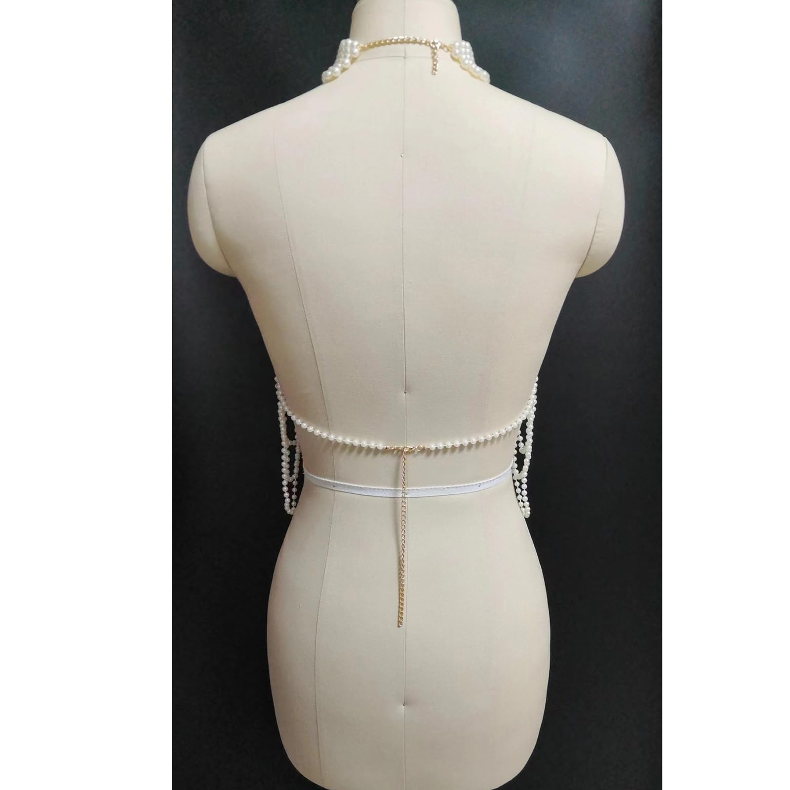 Perlen Schulterketten Braut Hochzeit Boho Mehrlagige Arm Kette Körperschmuck