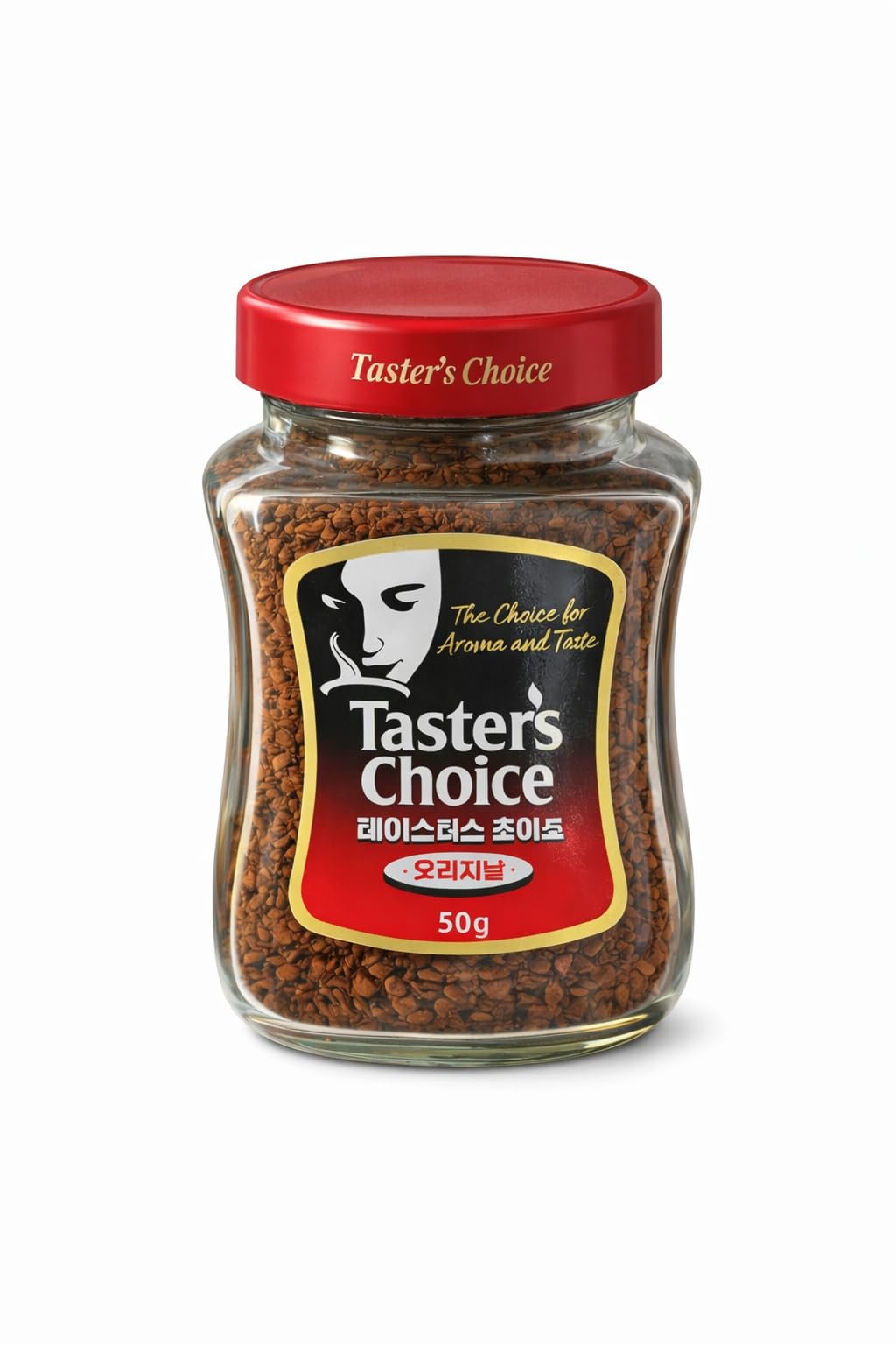 Taster Choice Original Instant Coffee Granules Rich Aroma Smooth Taste for Everyday Drinking Glass Jar 50g (Imported)