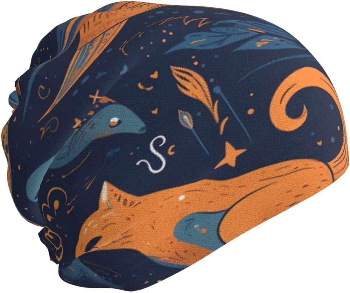Winter Neck Warmer for Men Women, Whimsical Characters Neck Gaiter UV Sun Protection Face Mask Windproof Cold Weather Face Cover Thermal Ski Mask Scarf for Outdoor Sports Bandana
