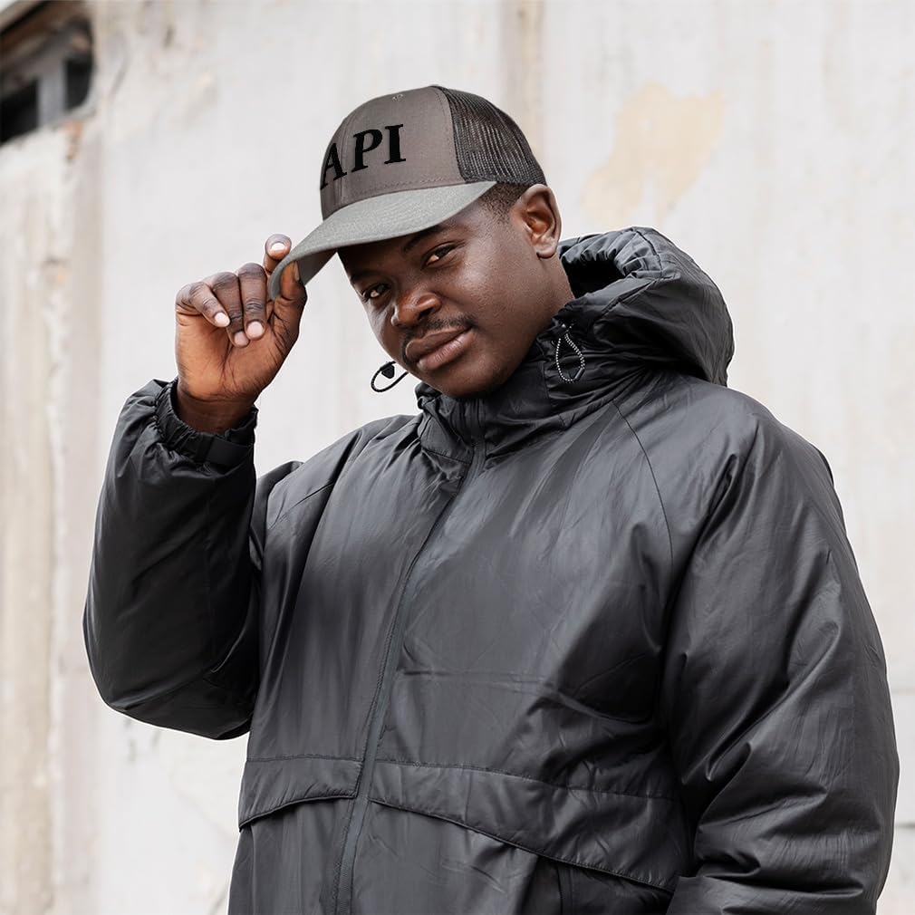 Mesh Cap Hat Embroidered Papi Dad Father E Trucker Hats for Men & Women Cotton