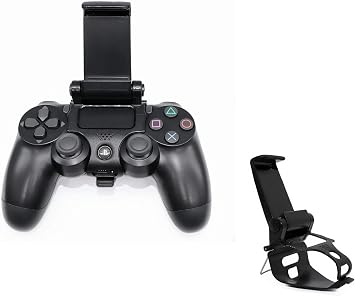 SHEAWA PS4 Smartphone Holder, Compatible with PlayStation 4 Controller, Knives Out Bracket, Smartphone Fixed Holder for Playstation 4 Controller