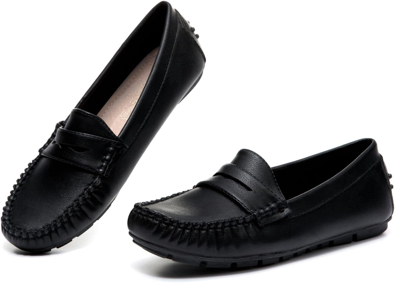 Bernal Women Penny Loafers Casual Comfortable Non Slip Flat Shoes Driving Loafers Work Office Walking Shoes - Image 2