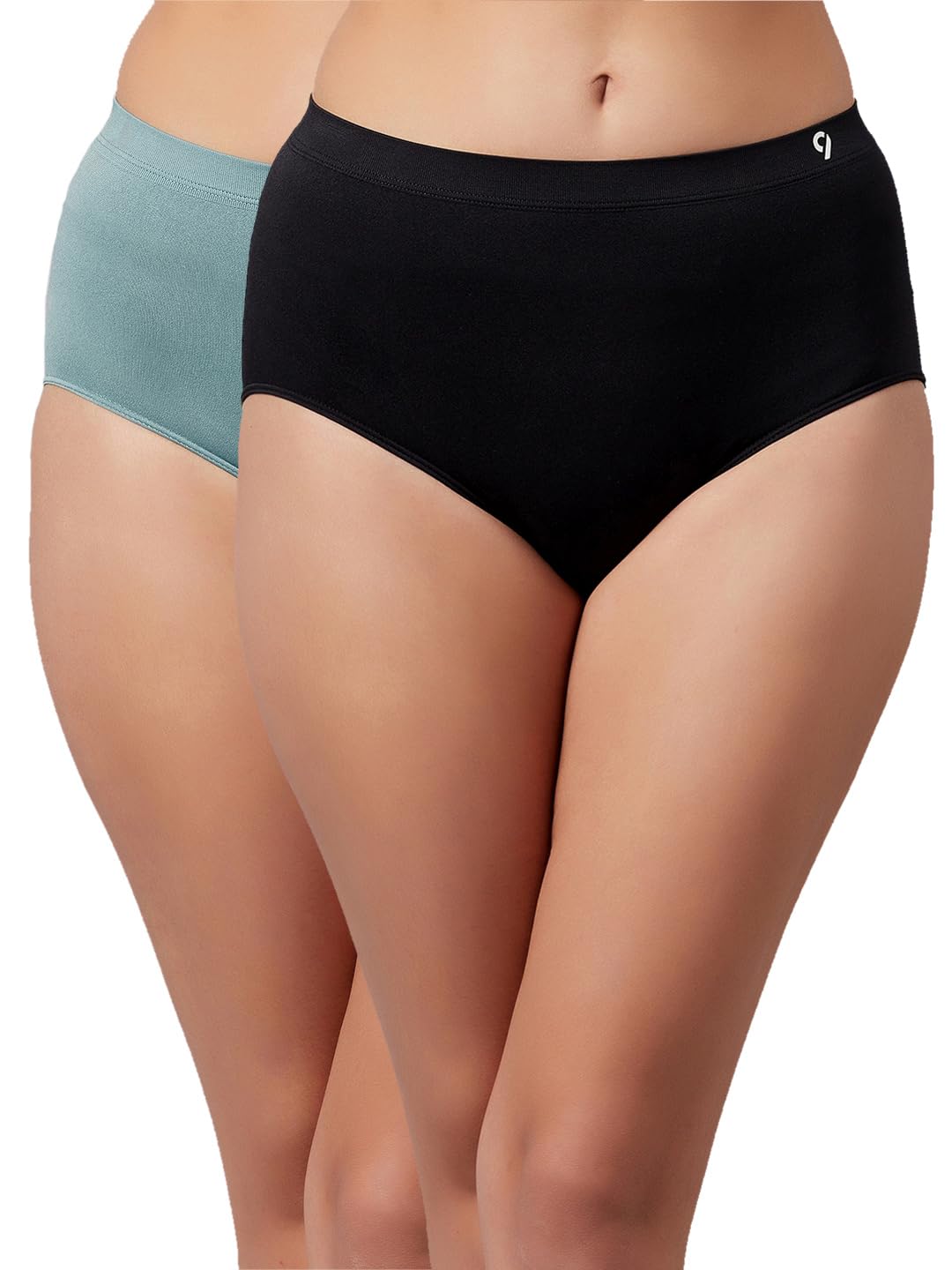 Seamless Women Hipster Briefs Pack of 2 Waistband & 4-Way Stretch Comfort Multicolour-image-22