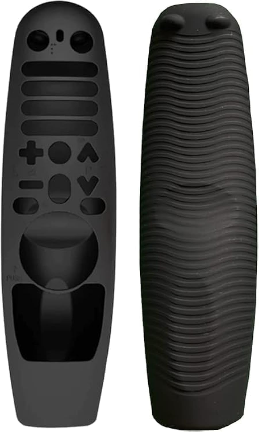 Protective Silicone Remote Case Cover for LG Magic Remote Model AN-MR19BA AN-MR18BA AN-MR600 AN-MR650 AN-MR20GA. Smart LED TV Magic Remote Cover (Black) Color