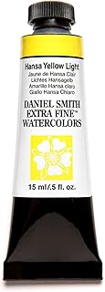 Daniel Smith Extra Fine Watercolor 15ml Paint Tube, Hansa Yellow Light (284600041)