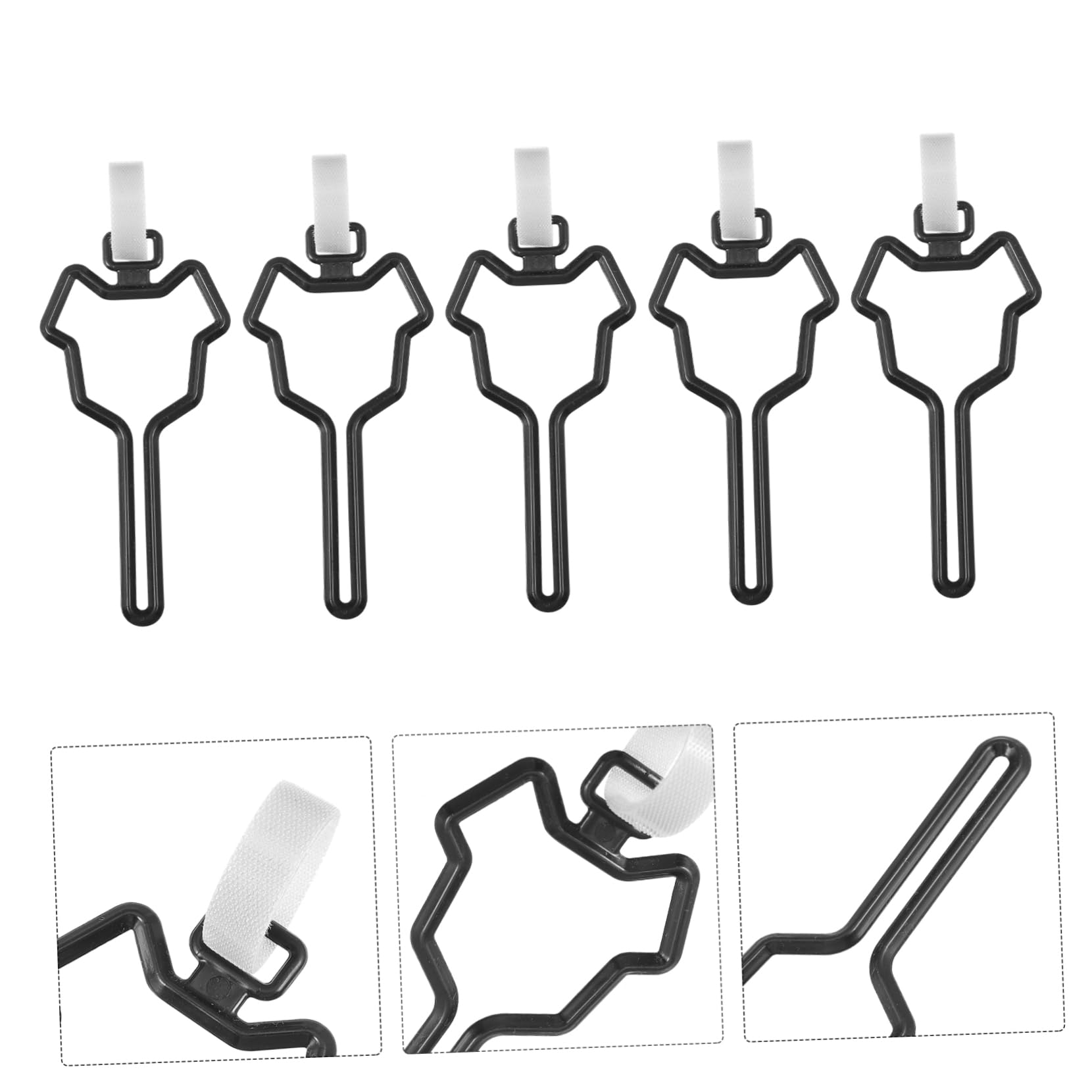 FOMIYES 30piezas Soporte Para Bolsas De Excrementos De Porta Bolsas De Caca Clip Para De Accesorio Práctico y Para Paseos