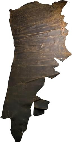 Hojas de herramientas de cuero Veg Bronceado, 2 piezas de hoja de cuero de alta calidad de 8 x 12 pulgadas de grosor para manualidades, 0.118-0.157