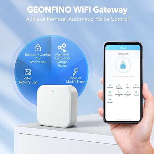 Miniatura 2 de Puerta de enlace inteligente Wi-Fi, concentrador G2 para entrada sin llave, control remoto y administración de cerrojo Bluetooth con aplicación