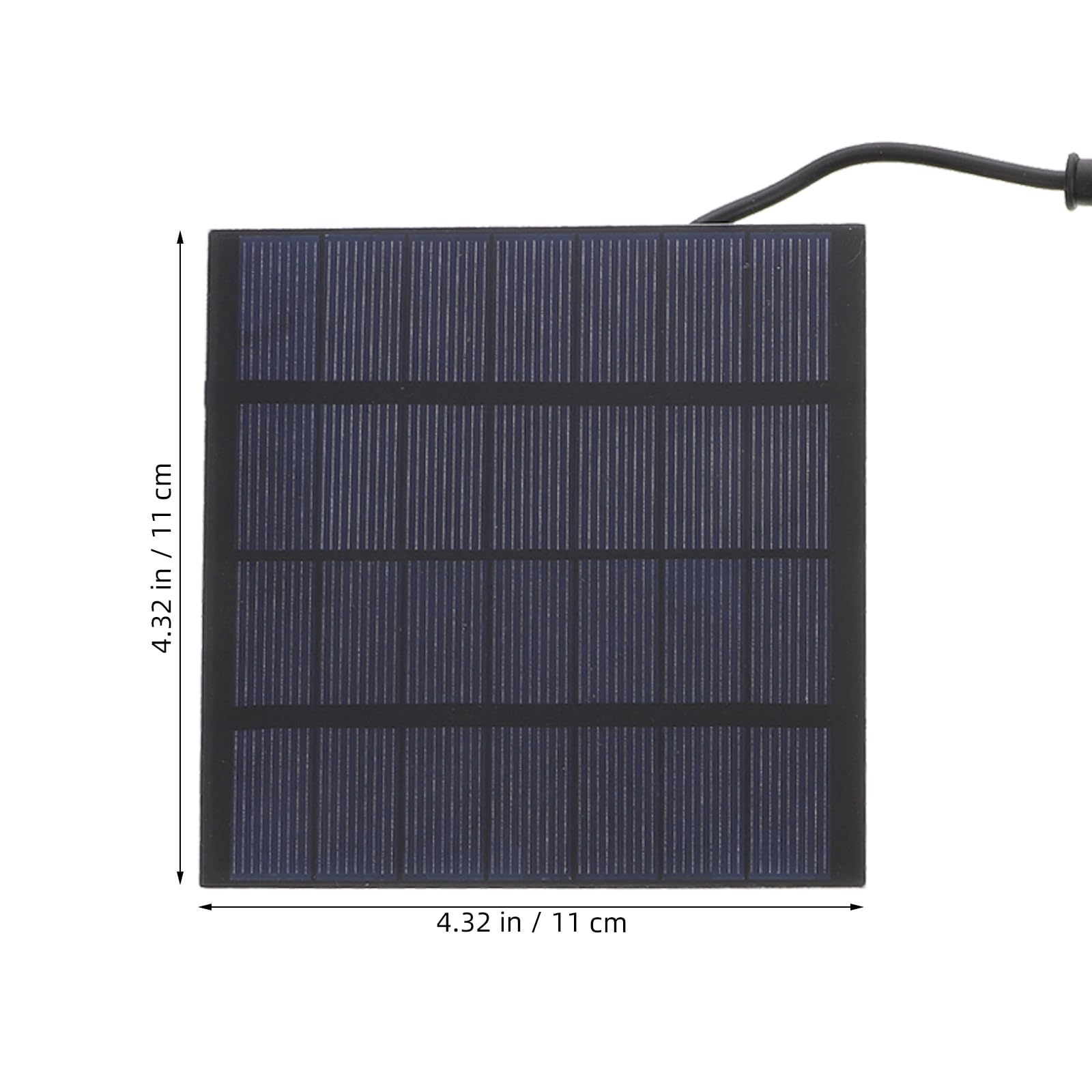 Mipcase Zestaw 2 mini pomp solarnych do fontann 7 V, zanurzalnych, 1,1,8 W,