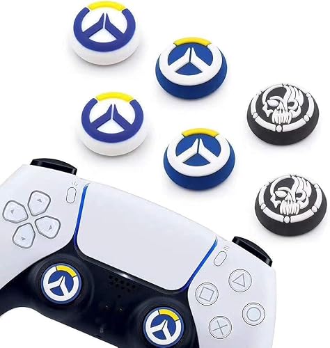 2PCS Joystick Cap Silicone Rubber Thumb Stick Grip Caps for PS5 PS4 PS3 Xbox 360 Xbox One Xbox One X Elite Controller (Color 2)