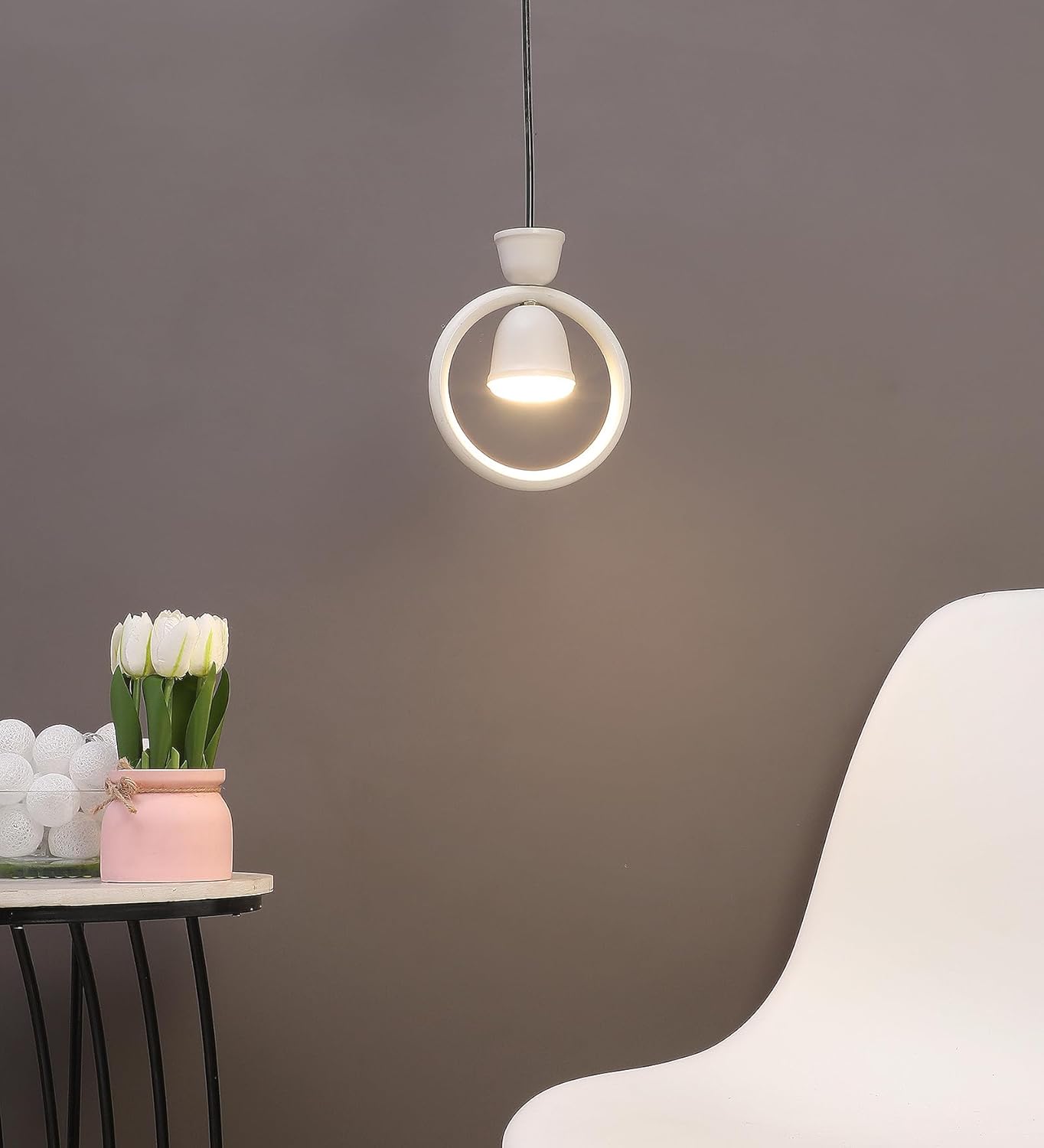 Buy Gifty Metal Hanging Ceiling Pendant Jhumar Light 9W Warm White