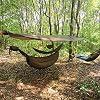 Onewind Premium Hammock Tarp Sleeve 12ft Camping Tent Rain Fly Snakeskin for Tarp Easy Storage and Display, Hiking and Backpacking, Lightweight and Durable Water Resistant, OD Green