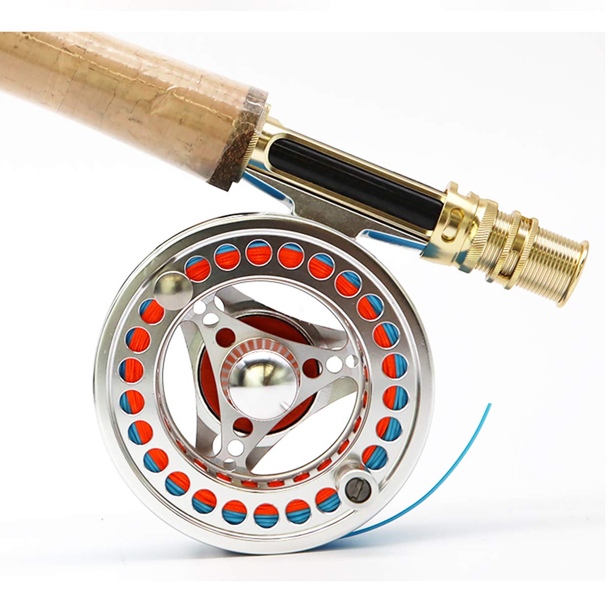 EX-ALC Fly Reel 3/4 5/6 7/8 9/10WT CNC Machined Aluminum Fly Fishing Reels Silver/Gunsmoke Fly Reels