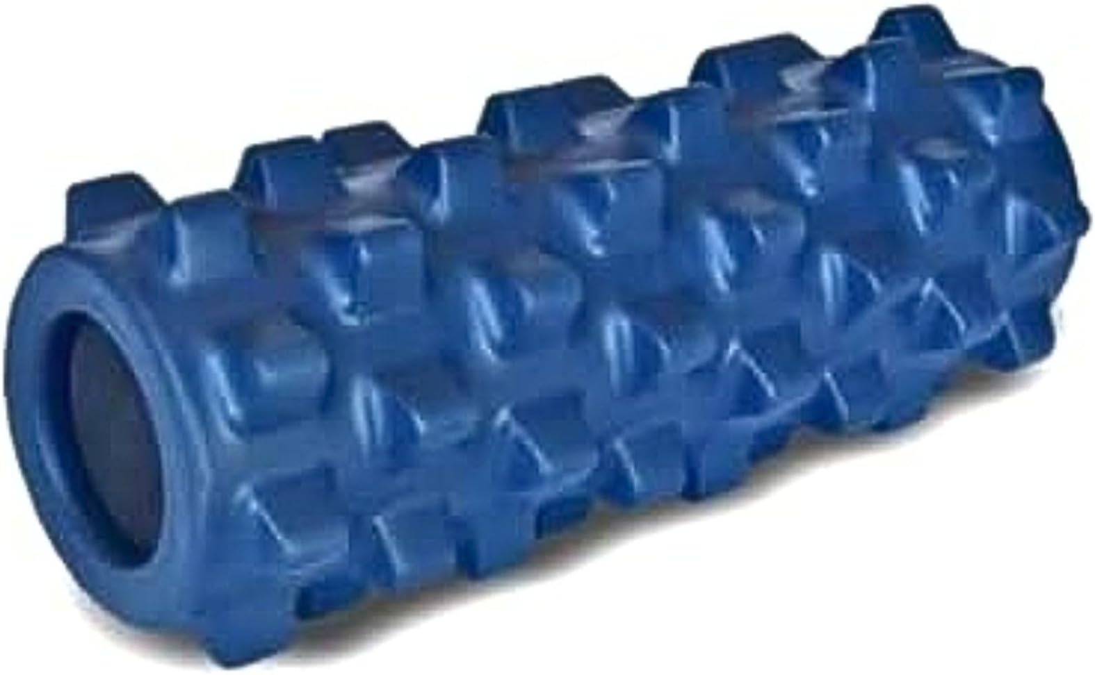 Rumble Roller Half Size Original Blue - Textured Muscle Foam Roller Manipulates Soft Tissue Like A Massage Therapist - 12 Inches by RumbleRoller
