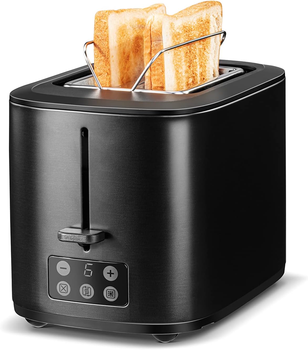 Linsar Digital toaster, touch display, twoslice toaster, 6 browning