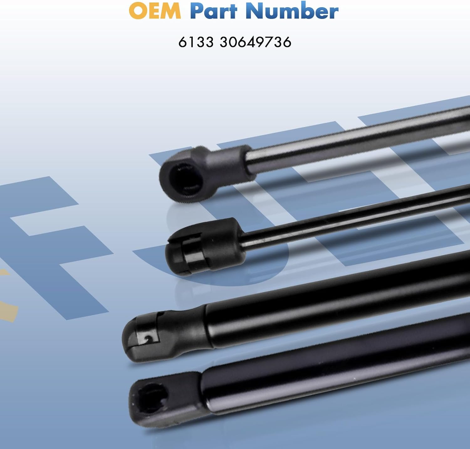 Front Rear Hood+Liftgate Lift Supports Shock Struts Replacement for Volvo XC90 2003-2014 for Volvo XC90 2003-2014 Set of 4