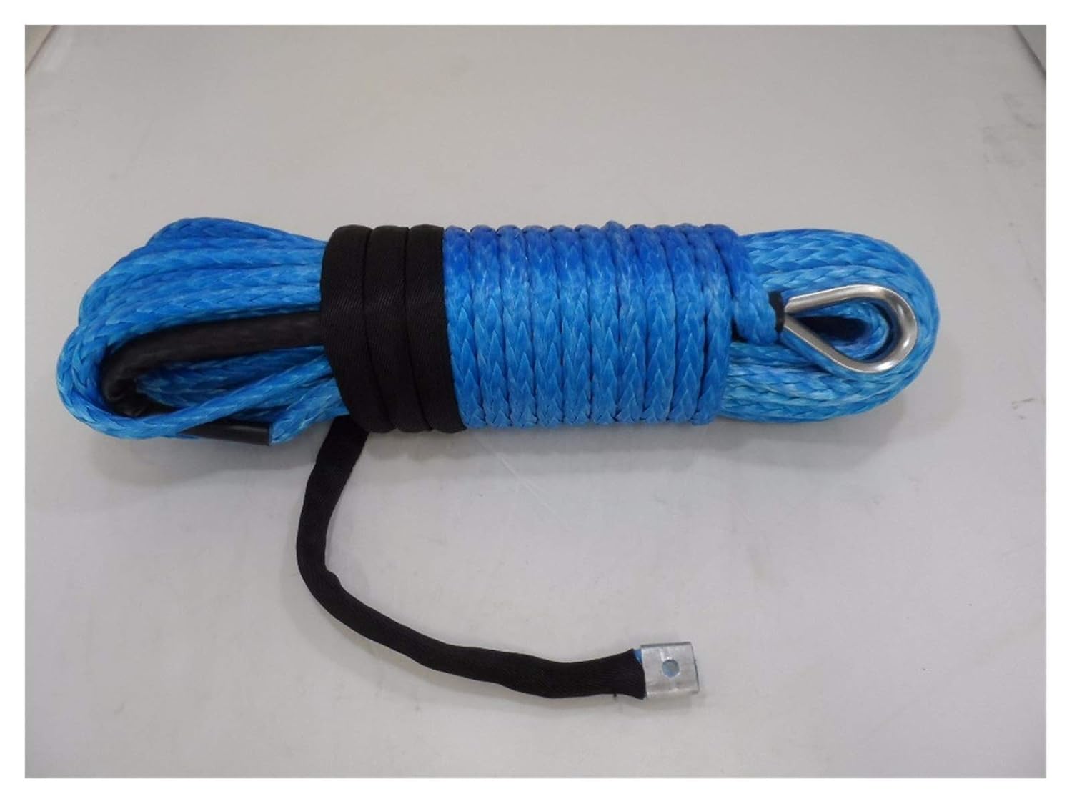 Blue 11mm*30m Synthetic Winch Rope,ATV Winch Cable, Winch Rope 11mm,Winch Line,Towing Rope