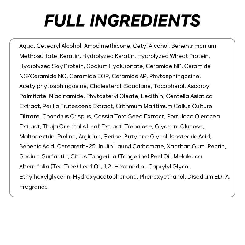 Hydrate Soft Conditioner for Dry Damaged Hair, Botanical Bonding Repair Treatment Nourishes Hair Mask for Color Treated Brittle Hair, Strengthens & Adds Shine (8.8fl oz) | Keratin & Ceramide, Lightweight & Smooth, Leafy-Fresh Scent, Vegan, Cruelty Free, Paraben Sulfate Free - Image 9