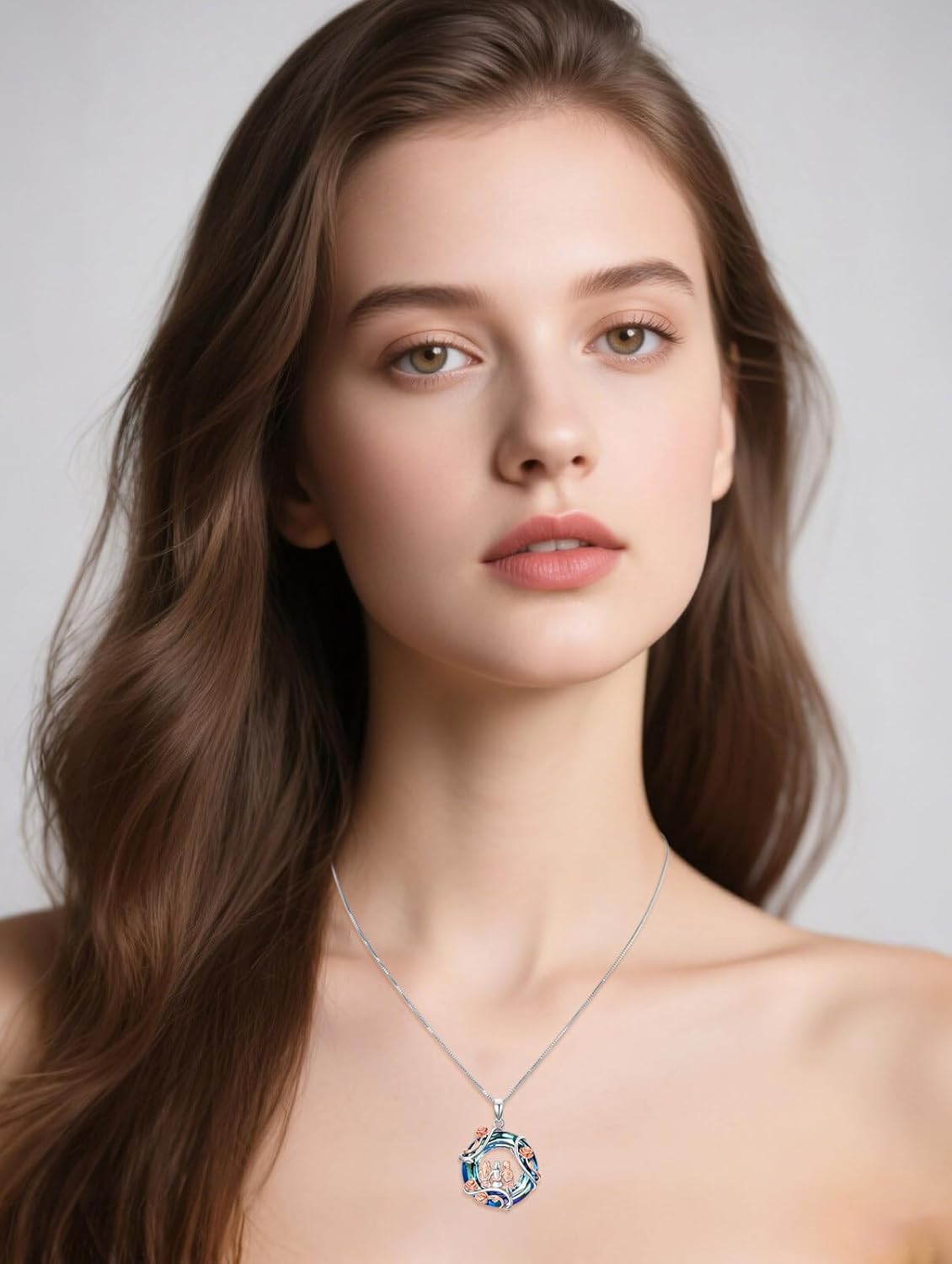 TOUPOP Sister Birthday Gifts for Sister 925 Sterling Silver 2 to 5 Sisters Necklace Rose Flower Pendant Crystal Jewelry Birthday Gifts for Women Best Friend - Image 5