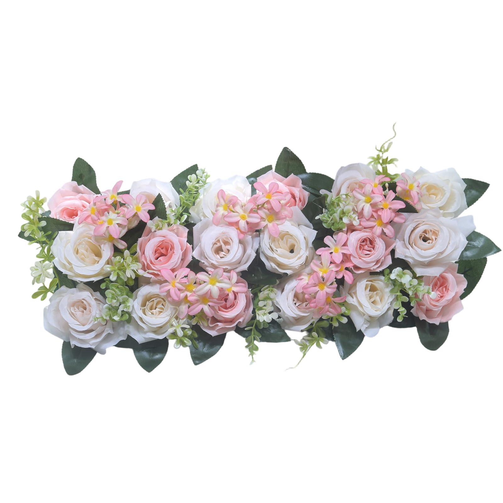 Msioytog Artificial Rose Flower Rose Decoration for Wedding Dining Table Centerpieces and Home Offices Flower Arrangement Fraudulent Highlight for Dining Table