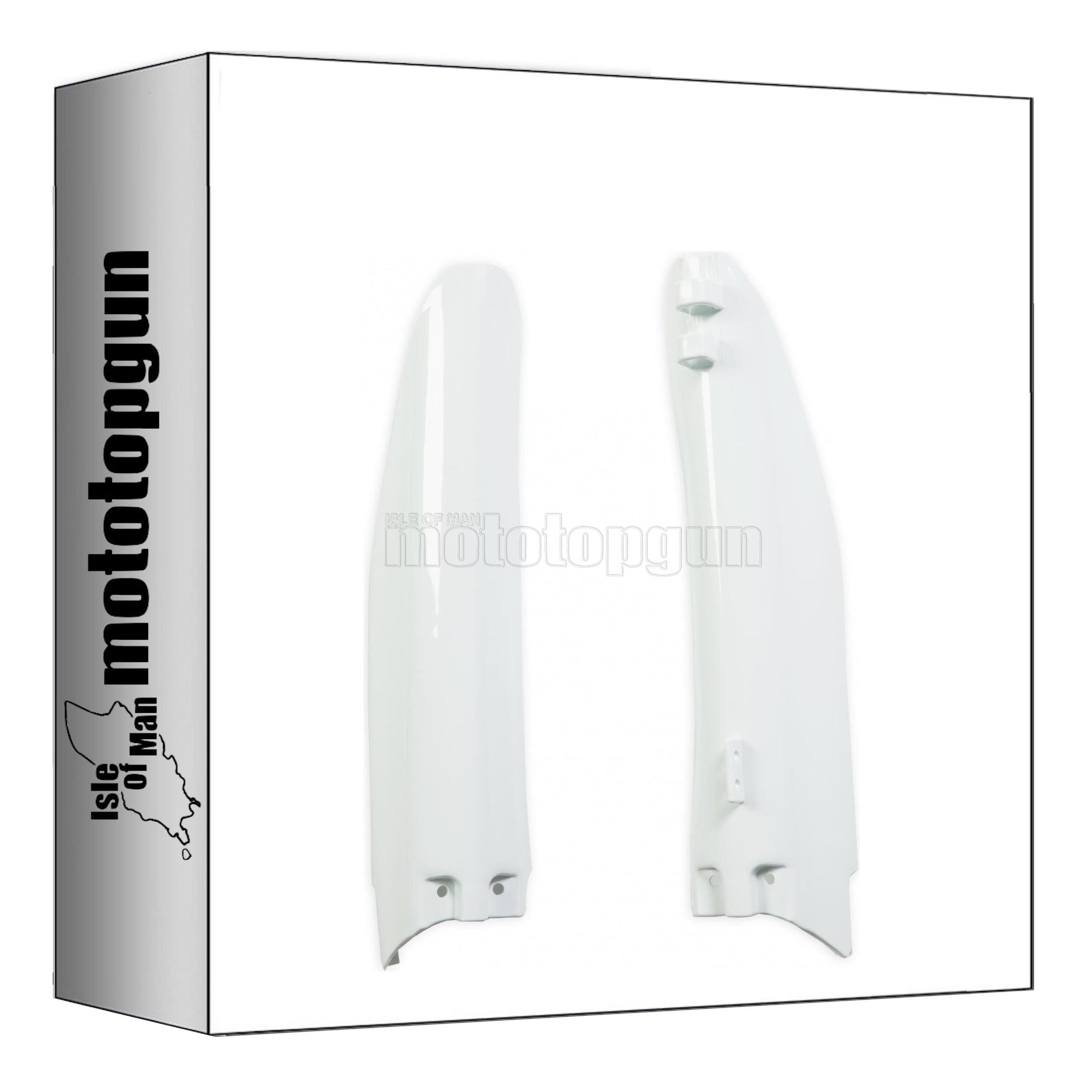 Couvercle fourche blanc Acerbis pour Suzuki RM 125 1999-2003