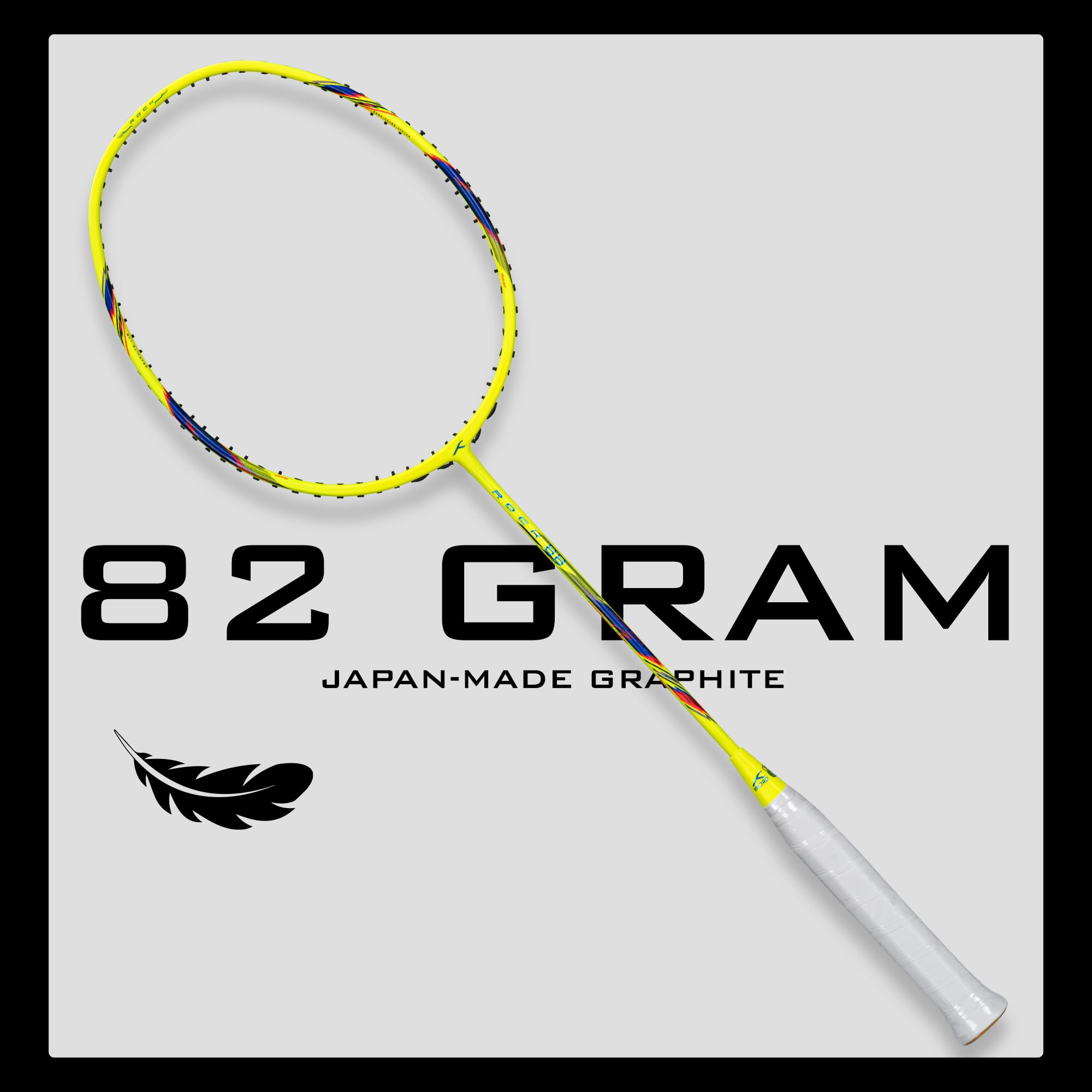 HUNDRED Rock 88 - Strung Badminton Racket (