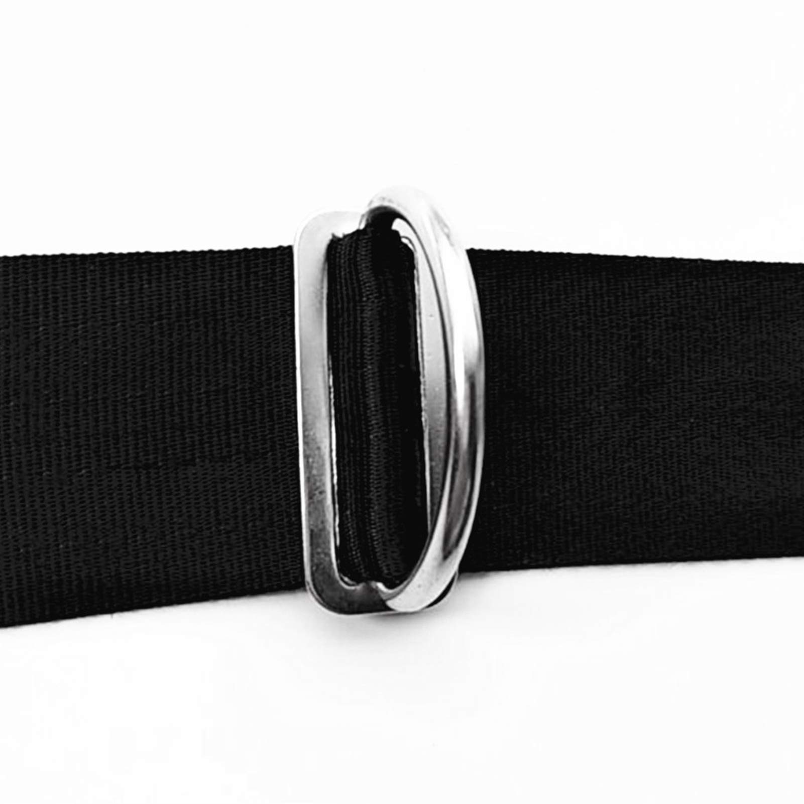 Pedagno Sub Set 2 Fibbie Anello A D In Acciaio Inox 304 - Per Cintura Pesi Subacquei, Sport Acquatici, Con Dente Di Sicurezza Anello A D Acciaio Inox
