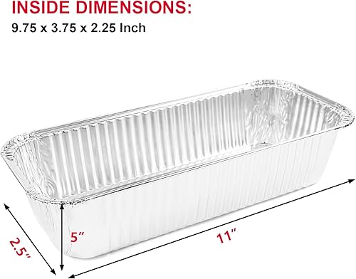 Miniatura 7 de Uniflasy Paquete de 60 forros de bandejas de goteo 6417 para Weber Genesis II 400600 Summit 400600 Summit y SmokeFire EX4EX6EPX6, para plancha Weber